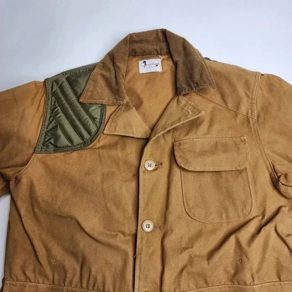 Canvasback Water Repellent Shooting Jacket Hunting Duck Fishing Waxed Sz Medium - Picture 3 of 16